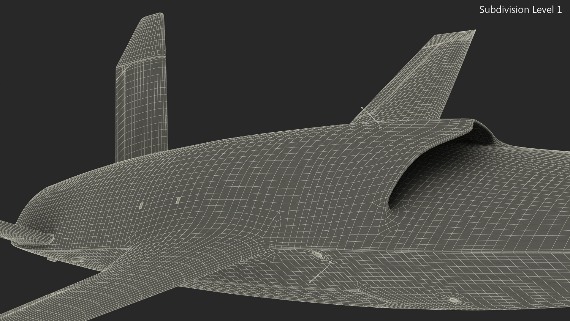 3D Kratos XQ-58 Valkyrie