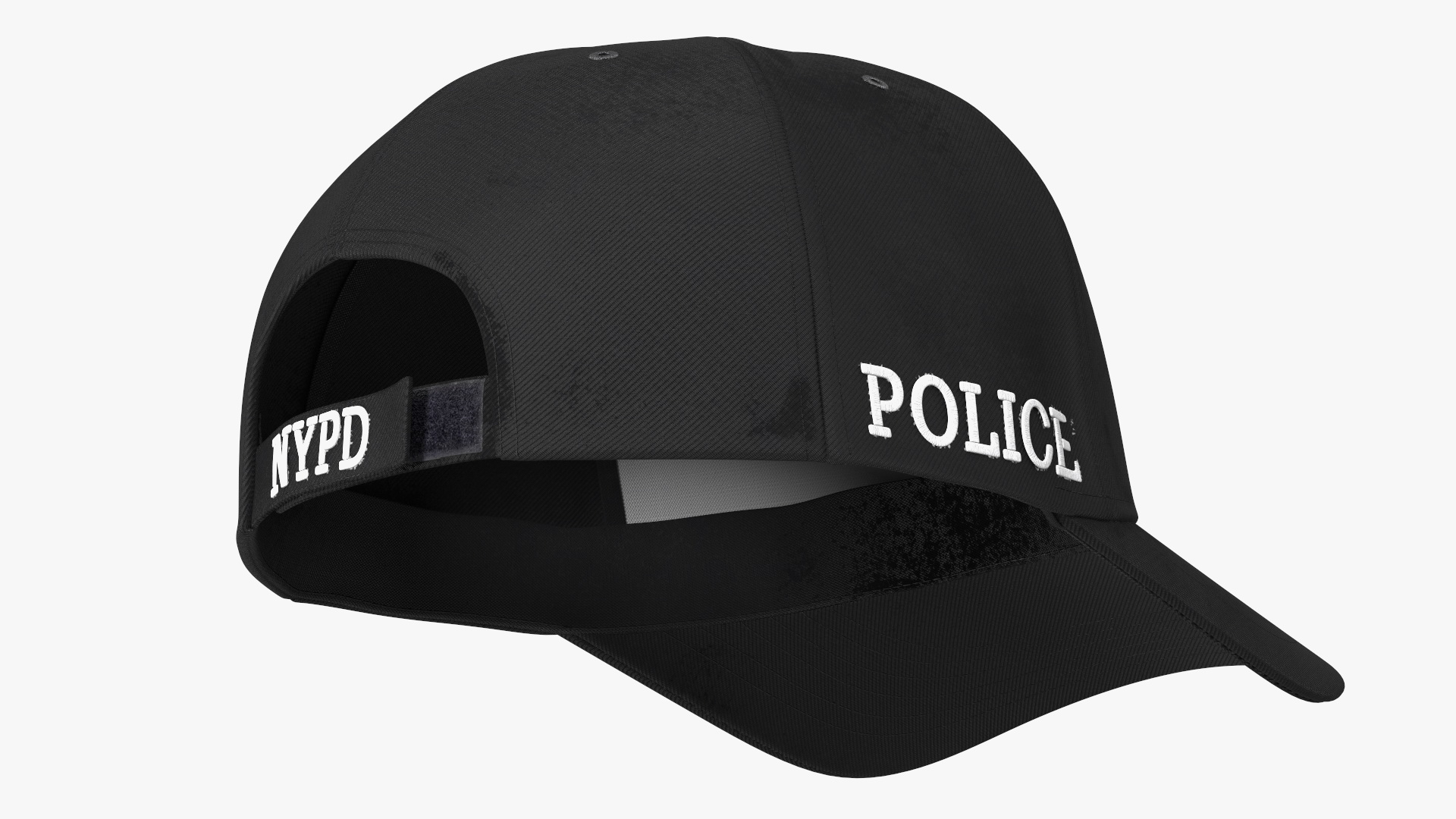 Police Baseball Cap 3D model