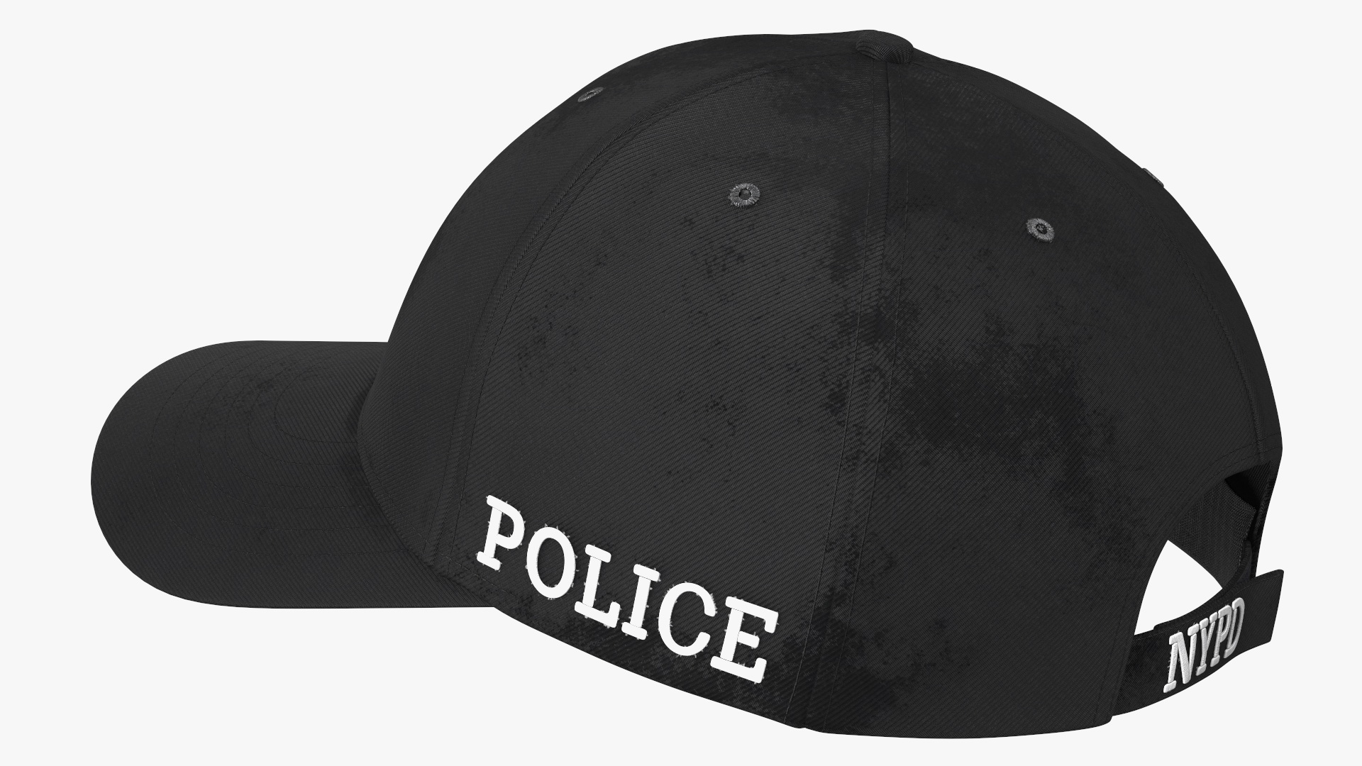 Police Baseball Cap 3D model