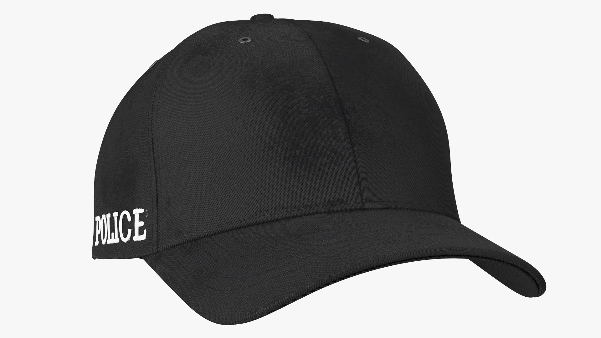 Police Baseball Cap 3D model