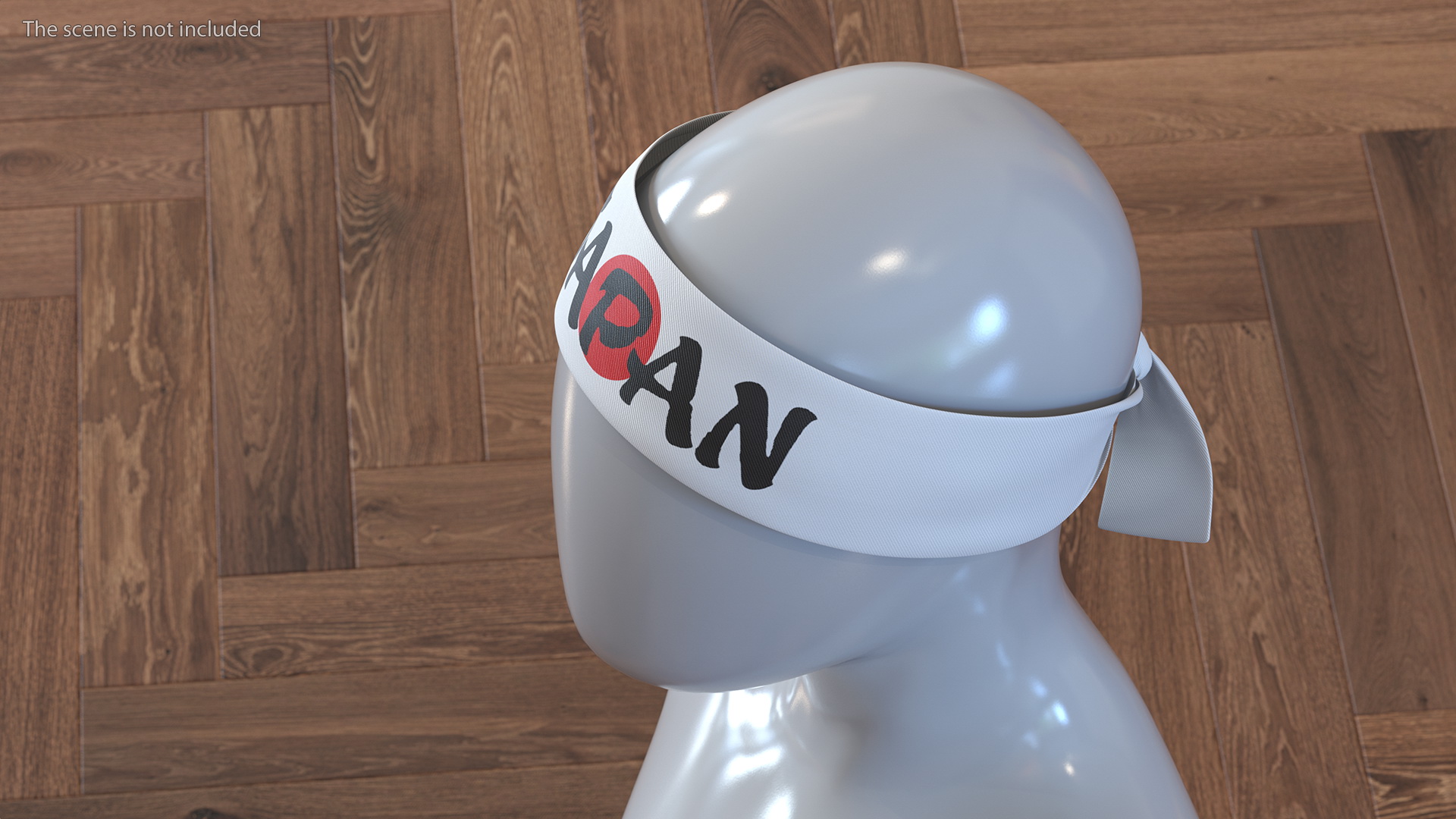 Headband White 3D model