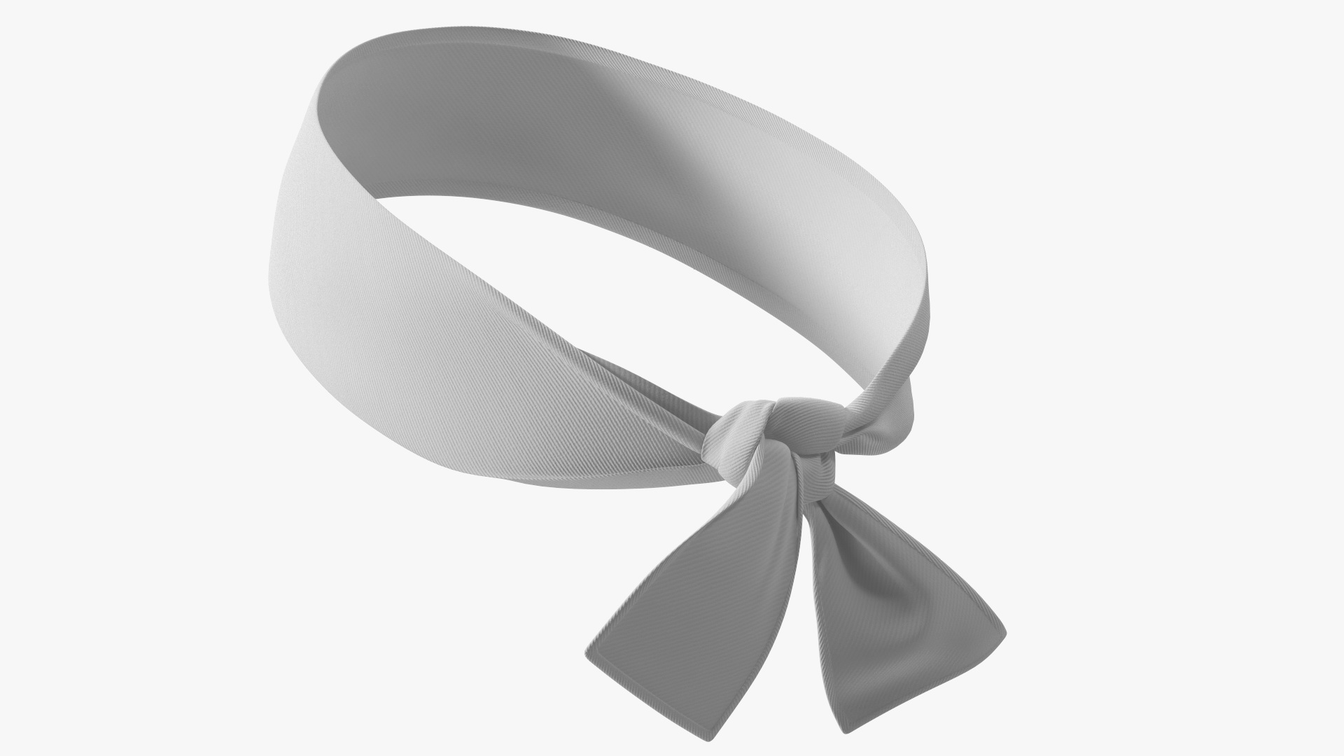 Headband White 3D model