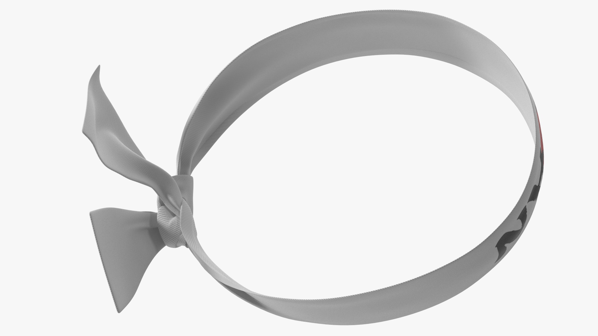 Headband White 3D model