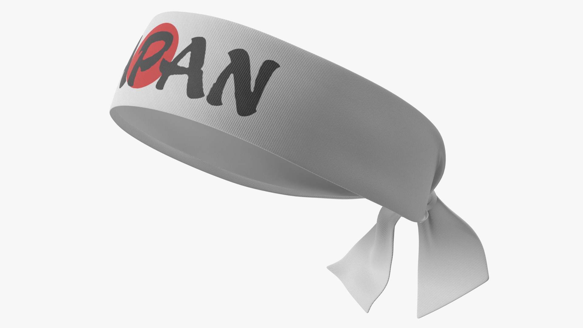 Headband White 3D model