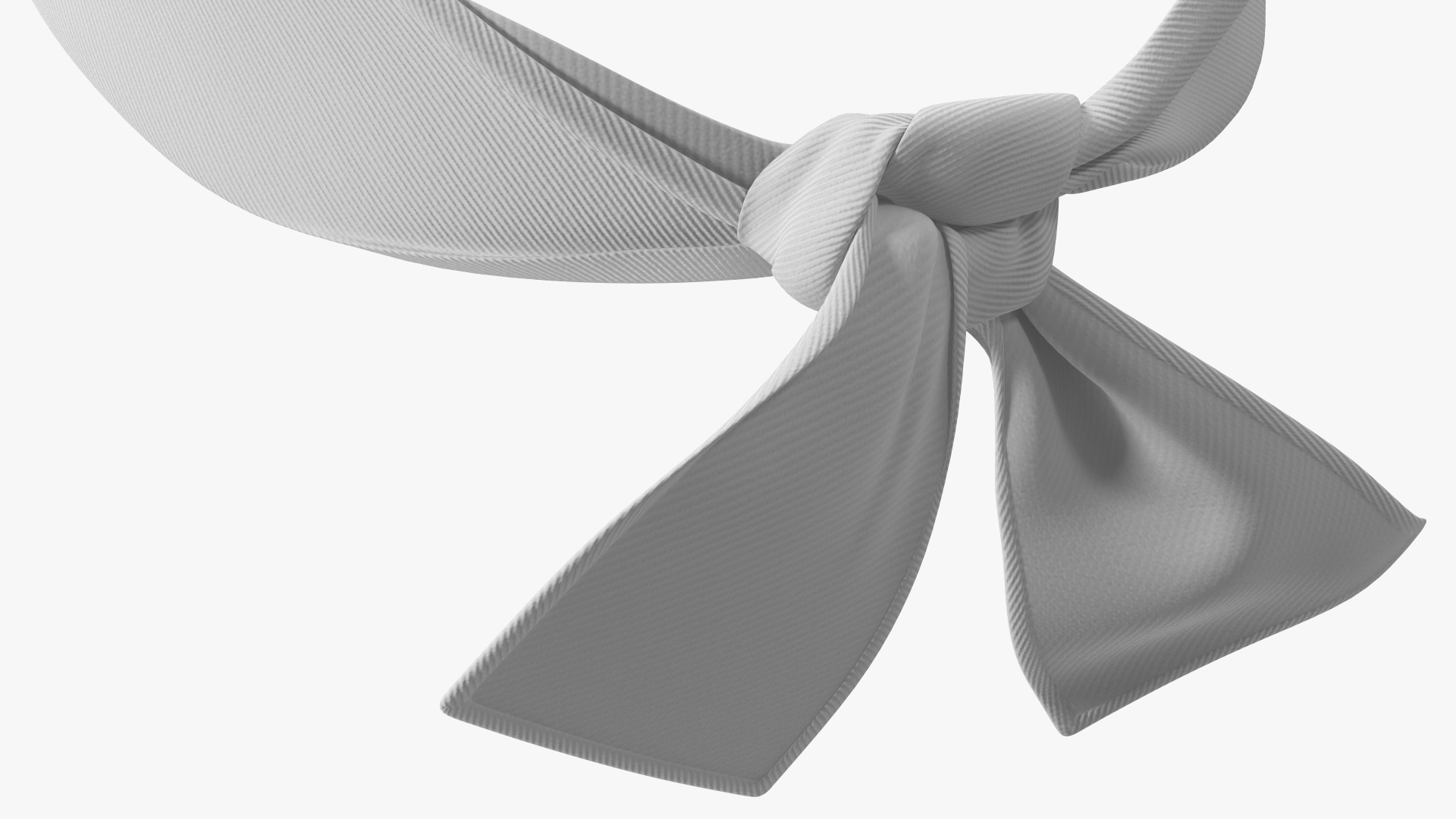 Headband White 3D model