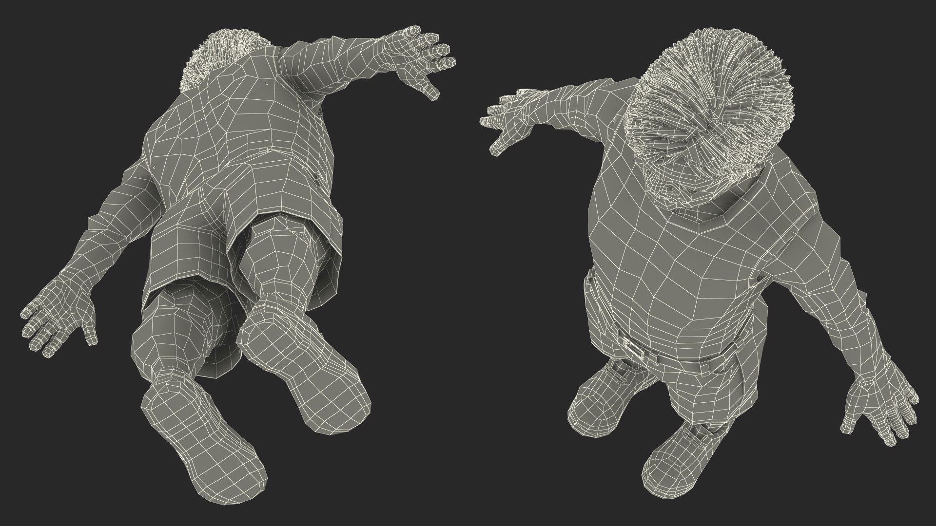Dwarf Man Wearing Summer Clothes A-pose 3D model