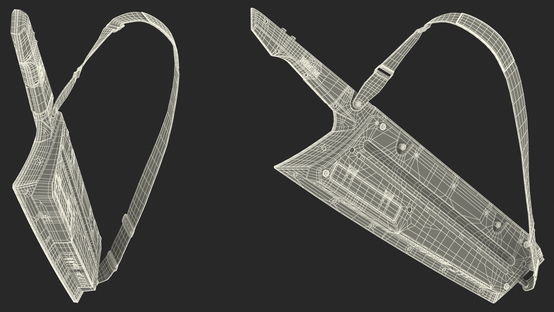 3D model Keytar