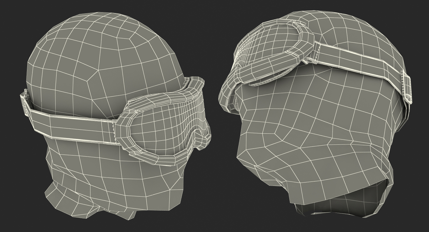 3D Balaclava Ski Face Mask with Goggles