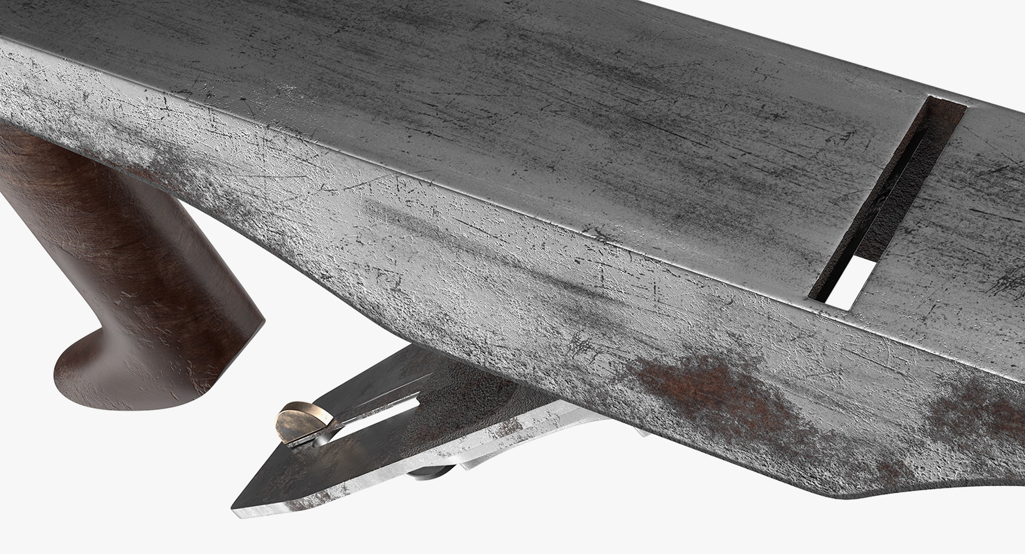3D Wood Plane with Board