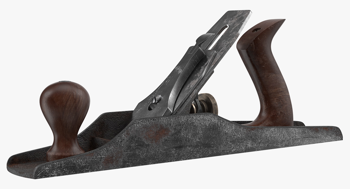 3D Wood Plane with Board