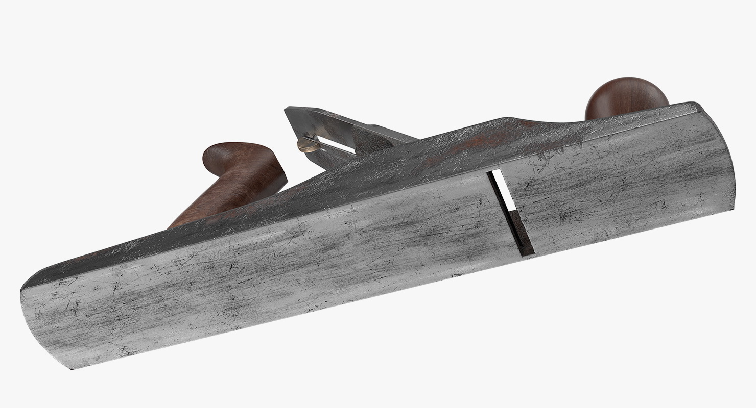3D Wood Plane with Board