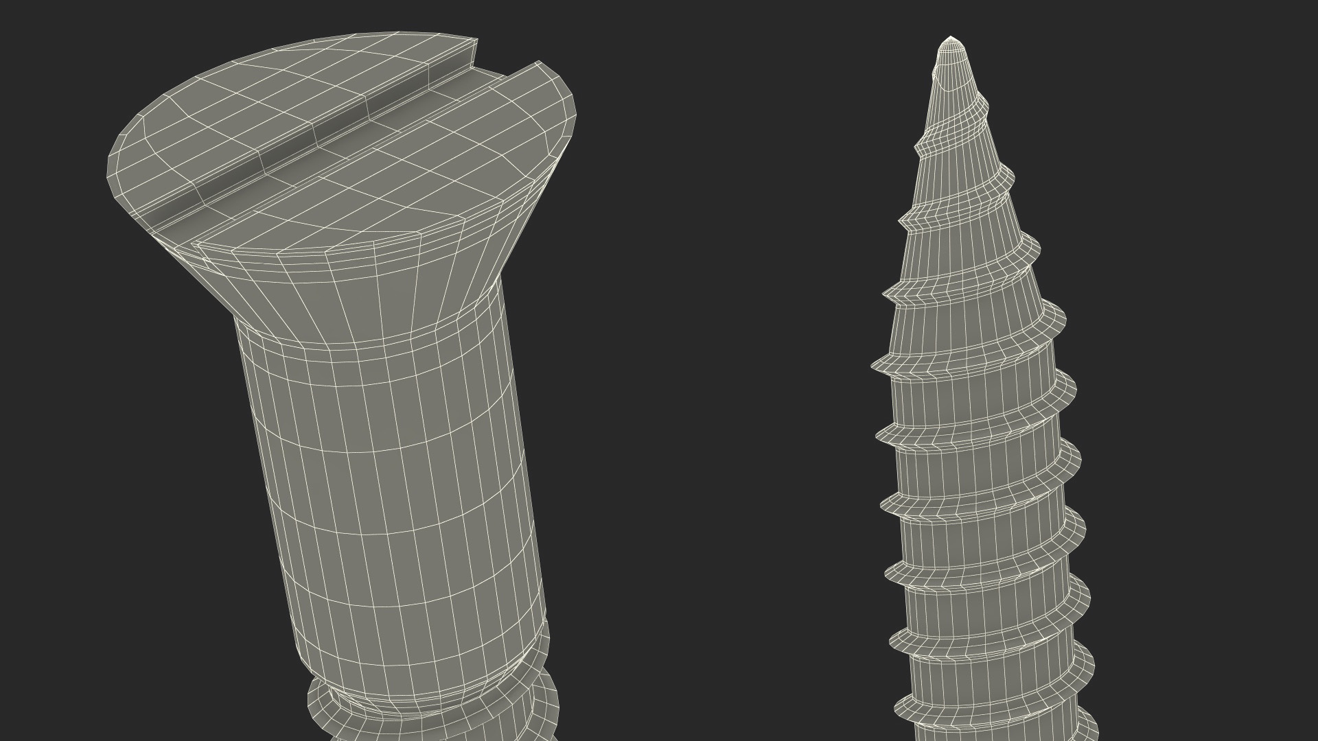 3D model Wood Screw