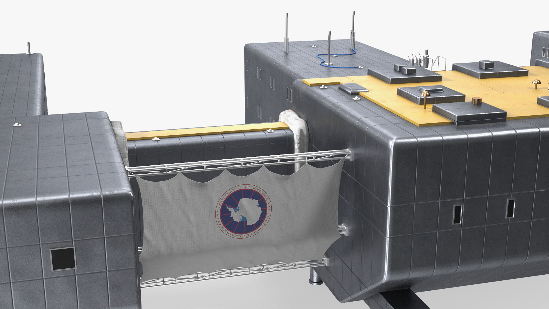 3D US Amundsen Scott South Pole Station