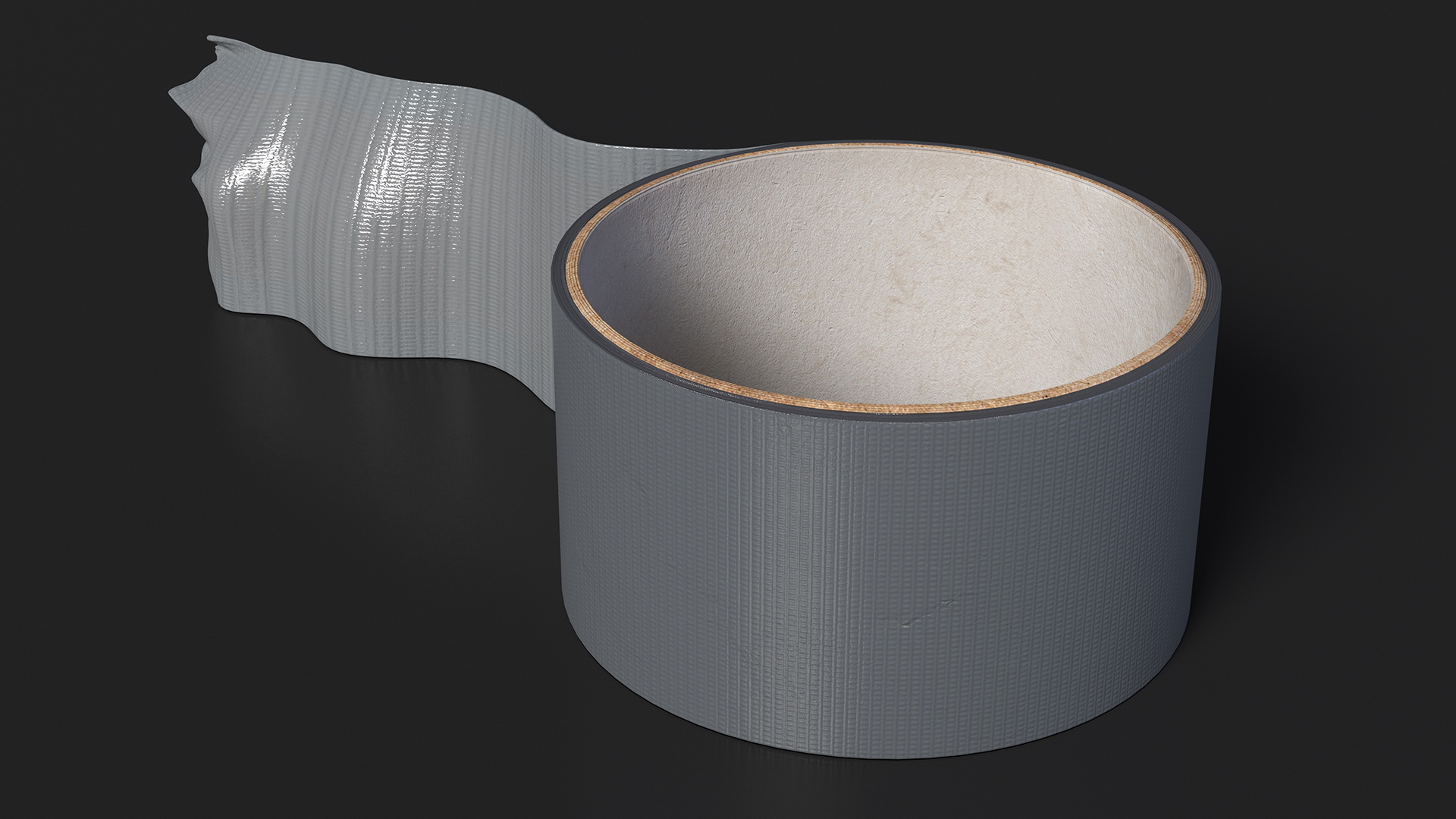 3D Adhesive Tape Roll model