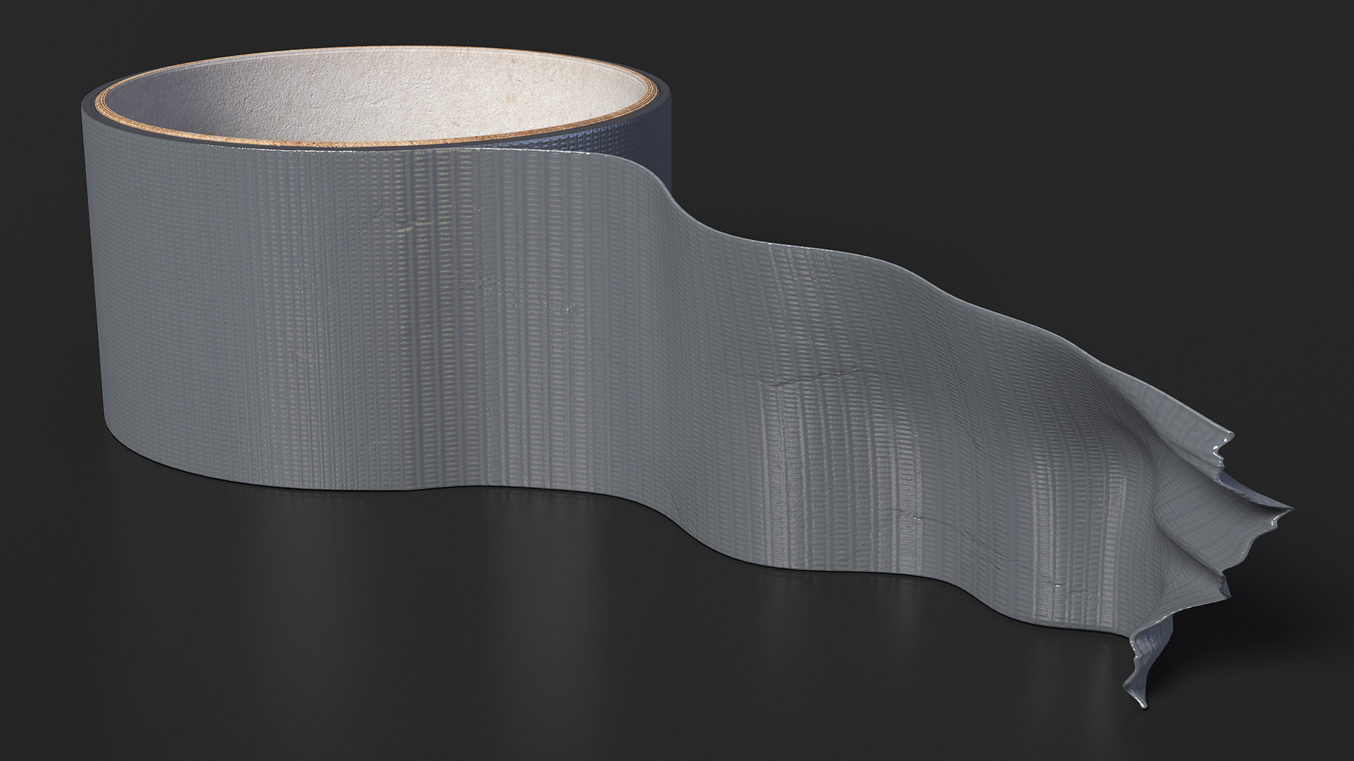 3D Adhesive Tape Roll model