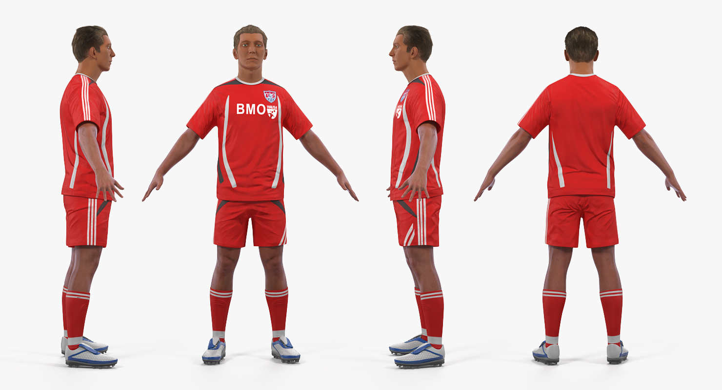 Soccer or Football Player Rigged 3D
