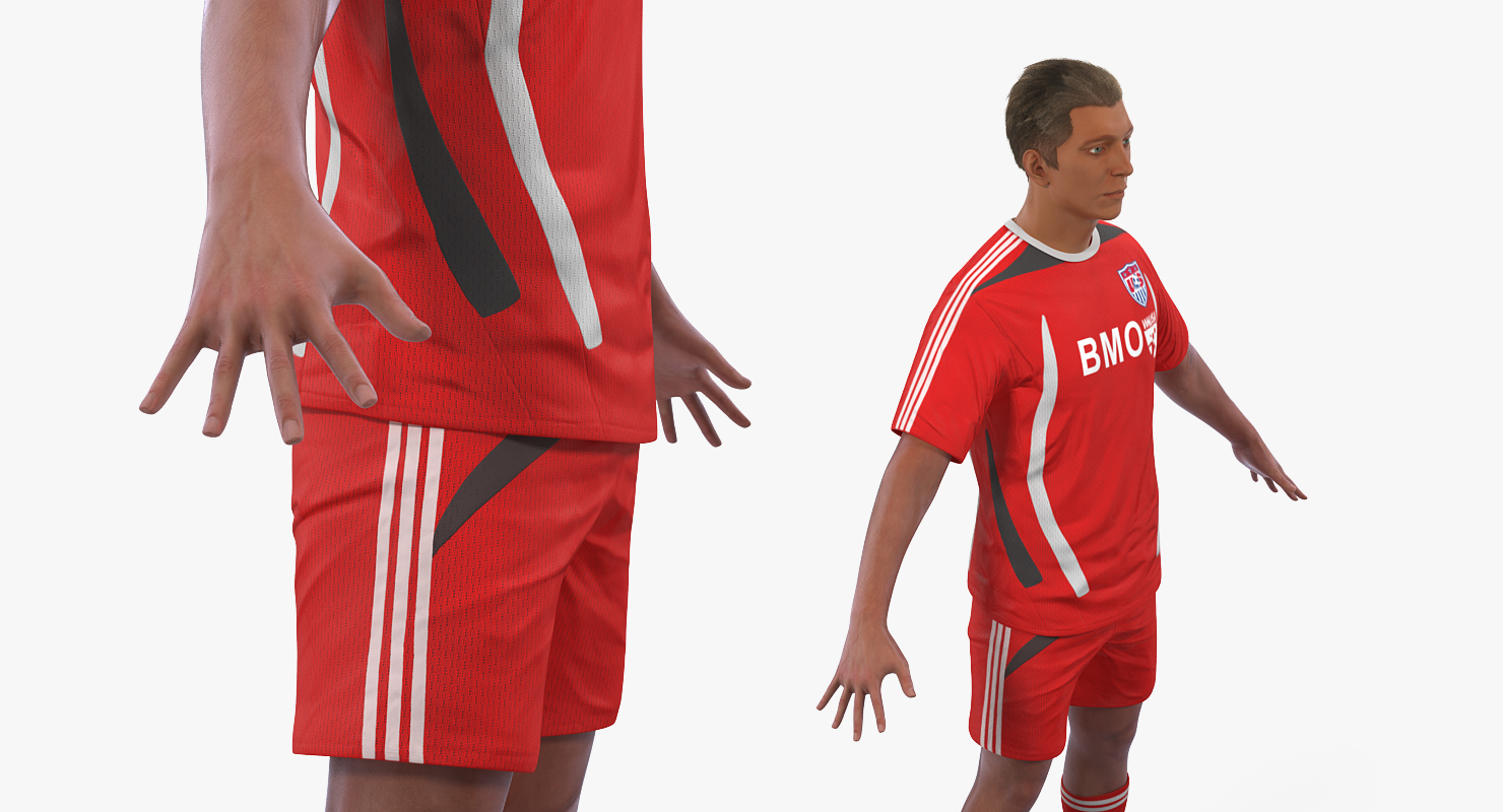 Soccer or Football Player Rigged 3D