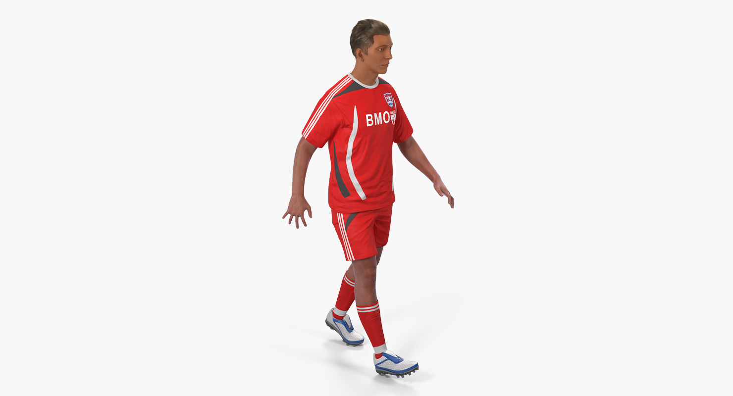 Soccer or Football Player Rigged 3D