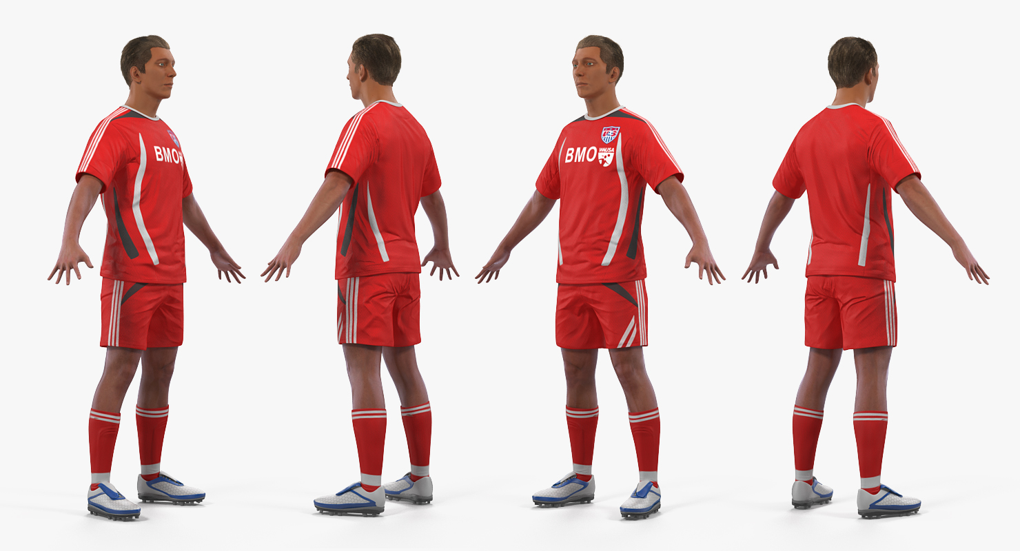 Soccer or Football Player Rigged 3D