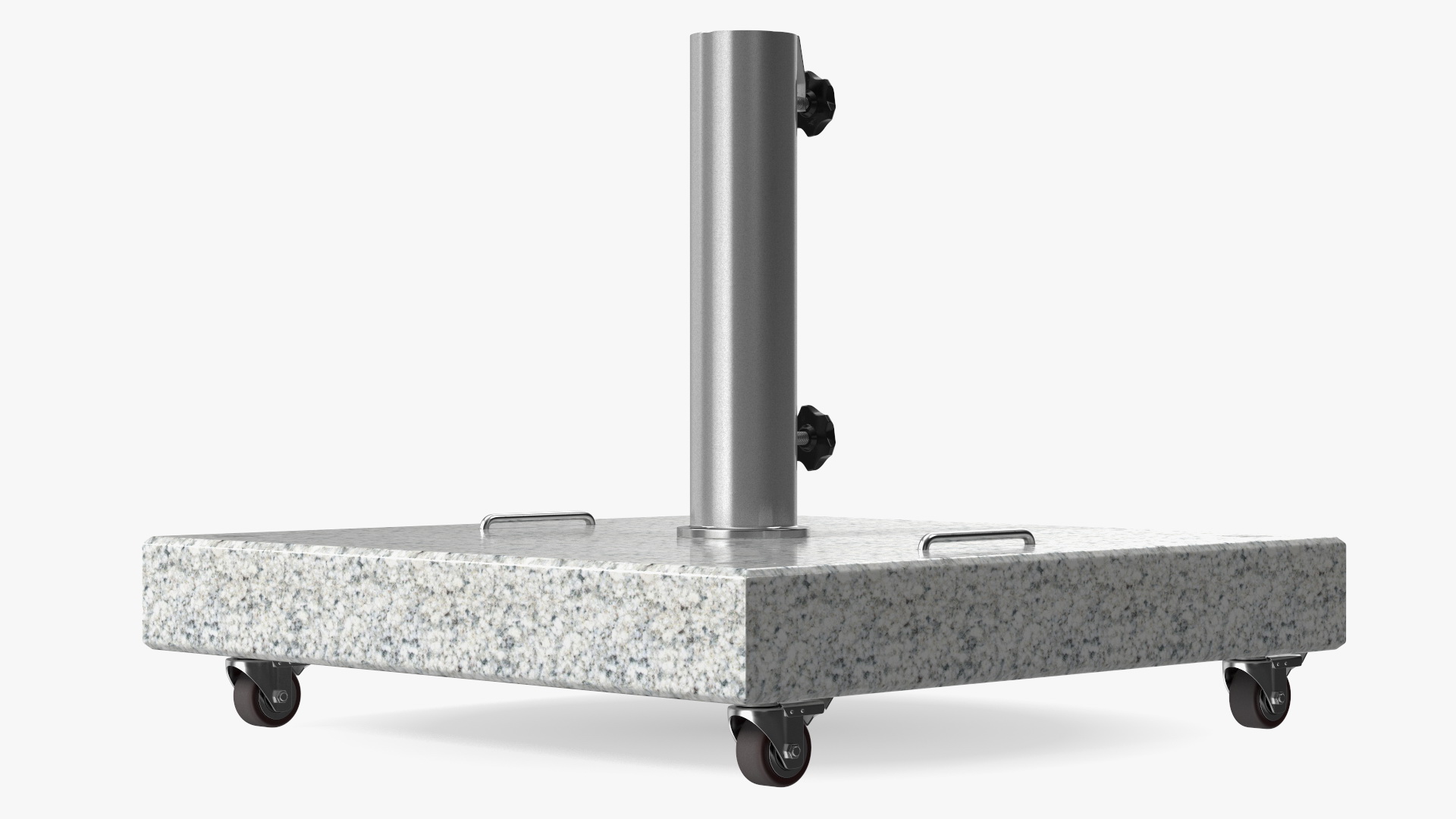 3D Light Granite Base on Wheels model