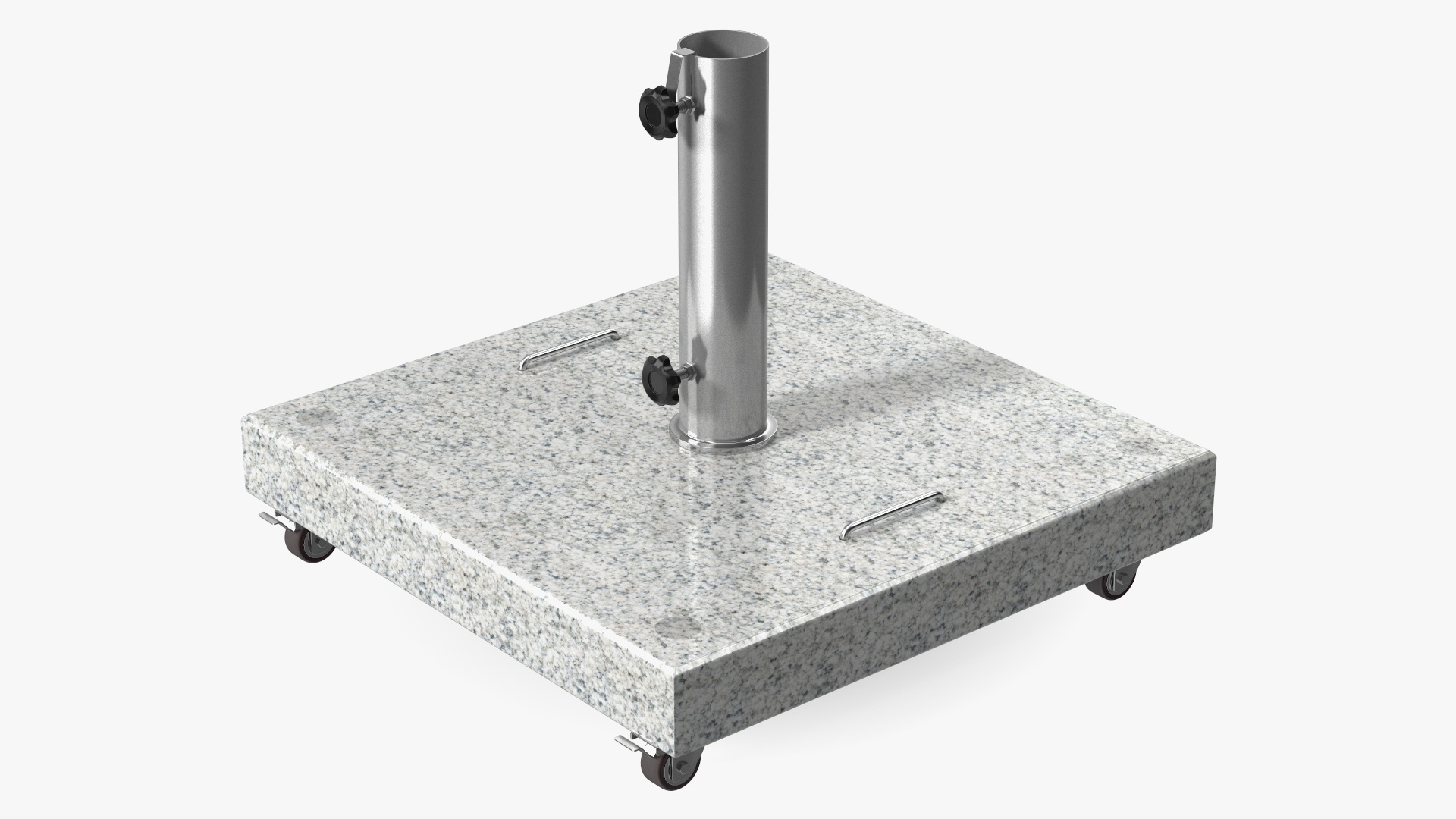3D Light Granite Base on Wheels model