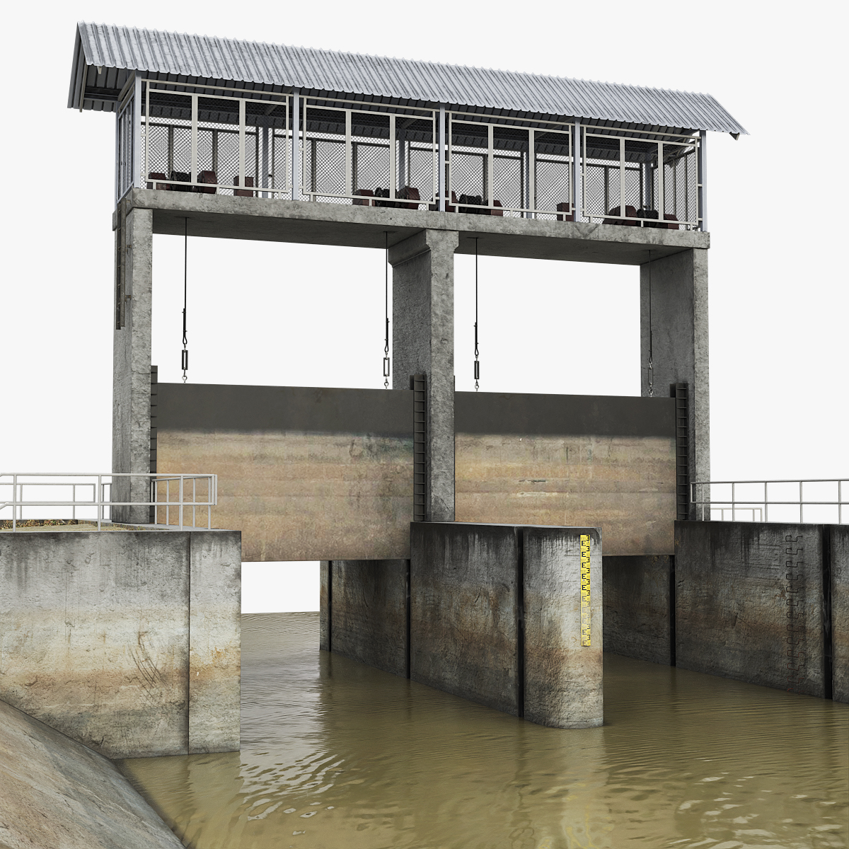 Concrete Dam Spillway Gate Structure