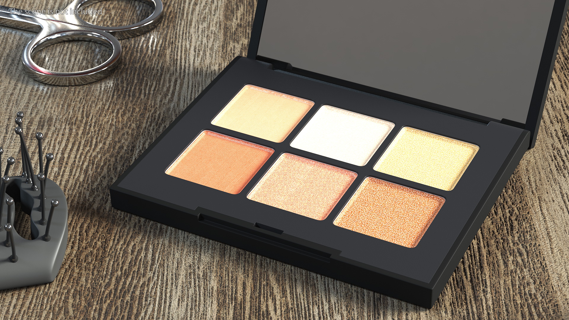 3D NARS Cosmetics Voyageur Eyeshadow Palette Copper model