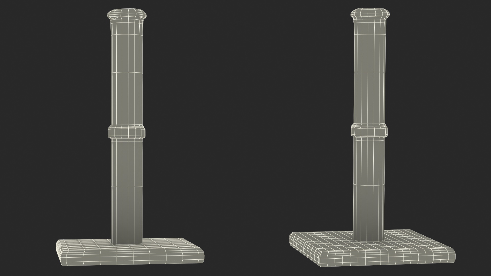 3D Cat Scratching Post Cheetah Spots model