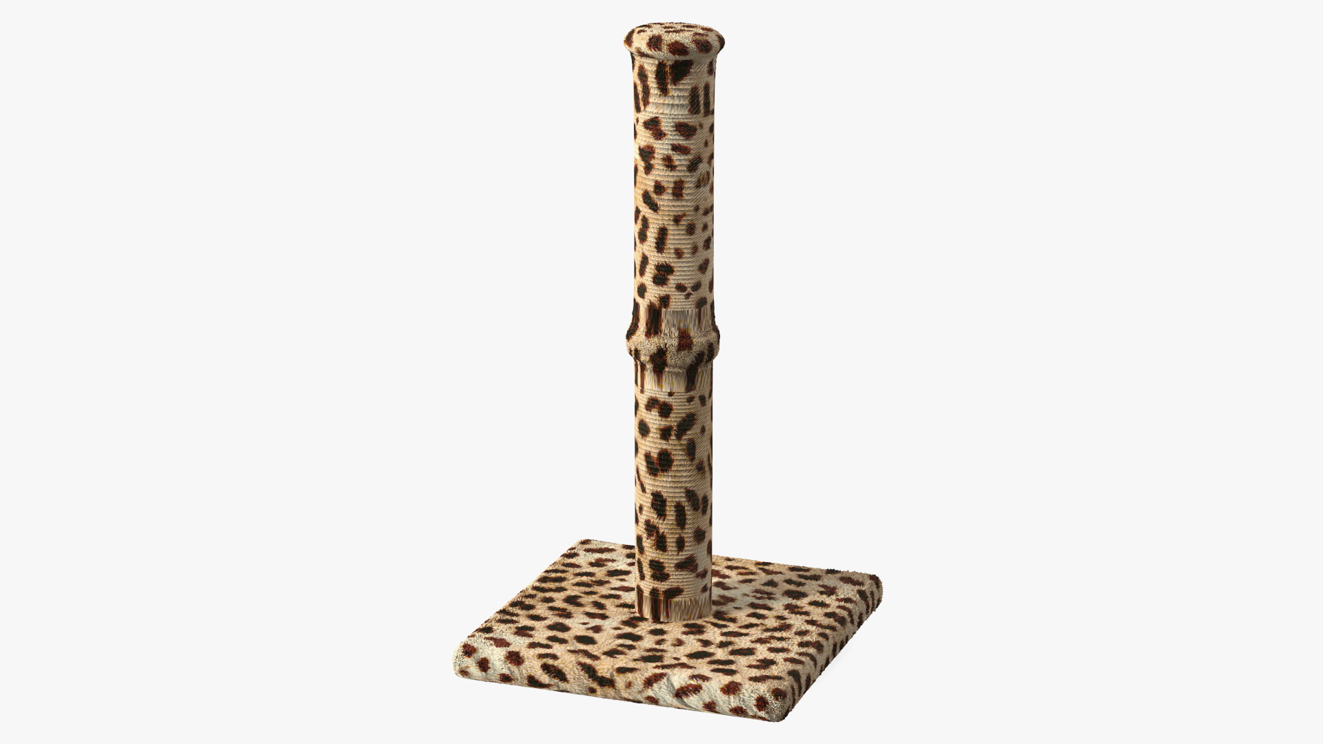 3D Cat Scratching Post Cheetah Spots model