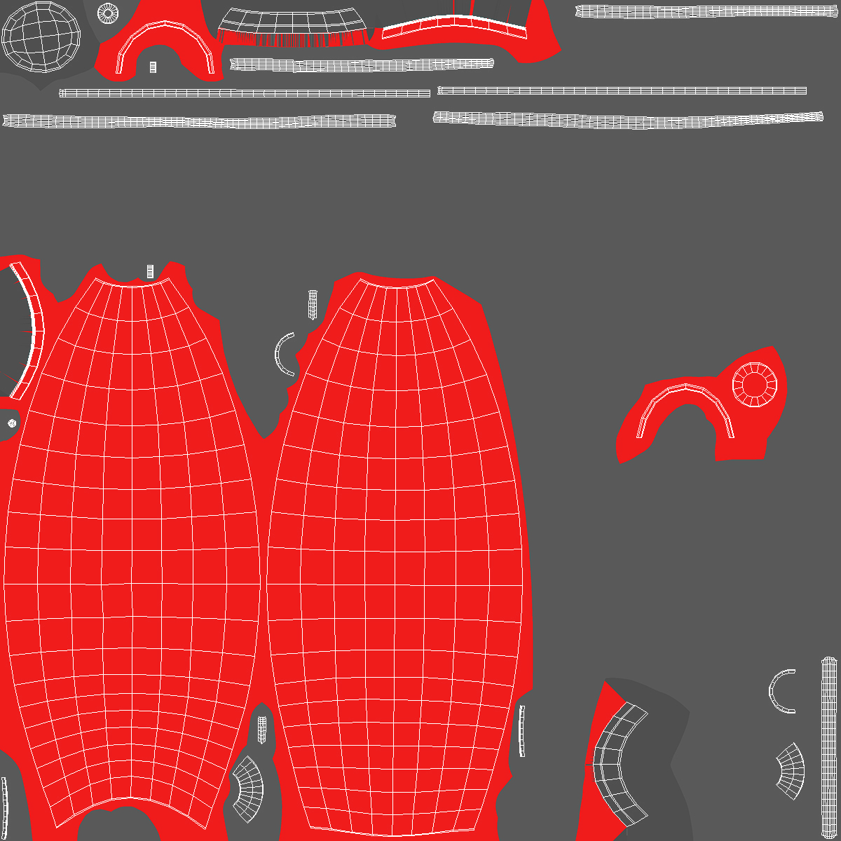 3D Red Milk Frother with Holder model