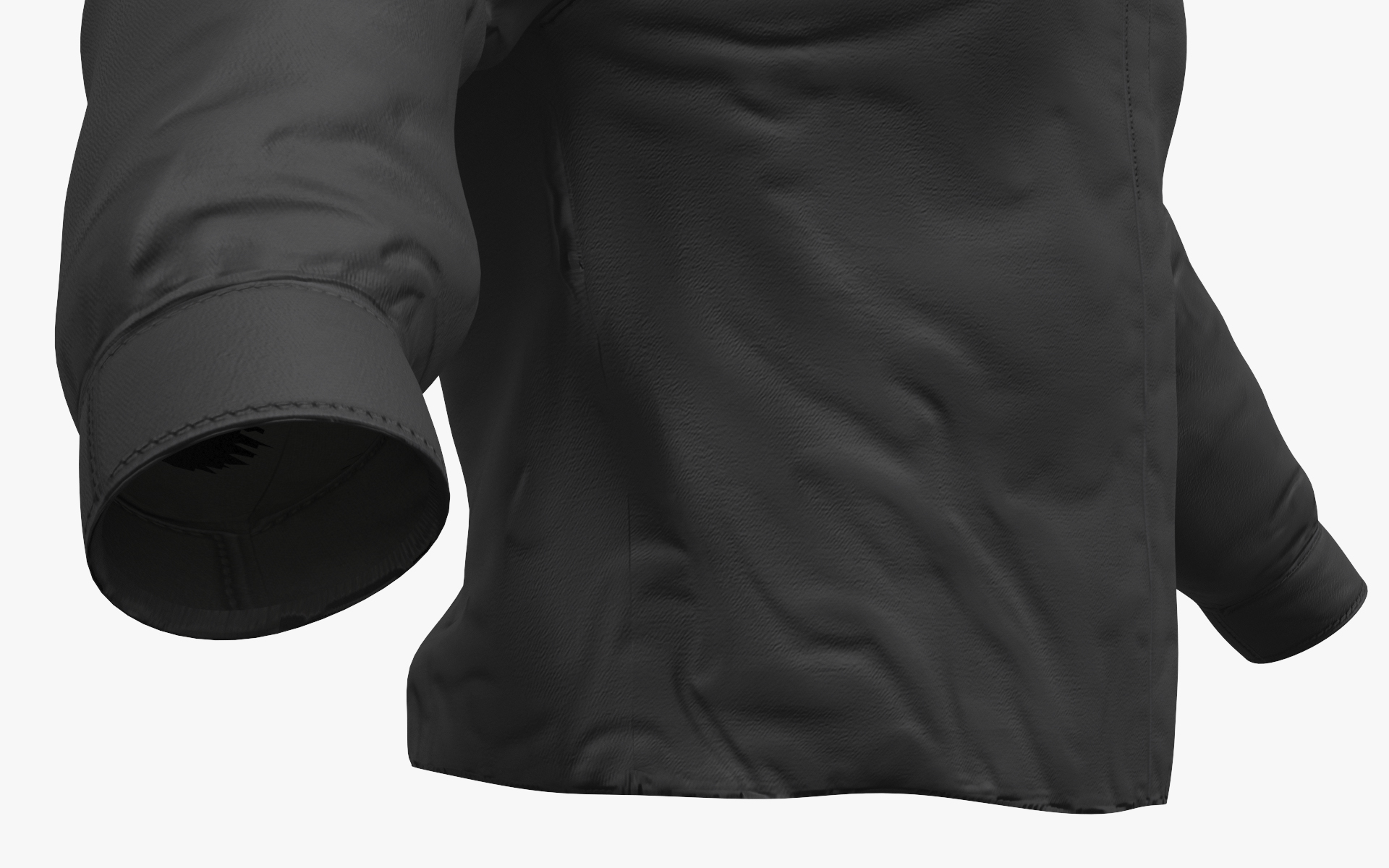 ICE Immigration Jacket Black, view 6