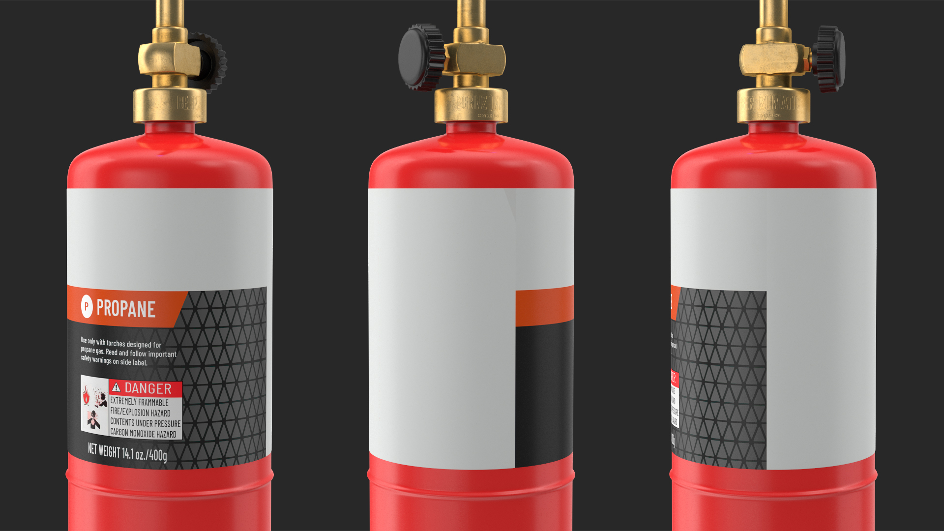 3D Pencil Tip Handheld Propane Torch with Cylinder Kit