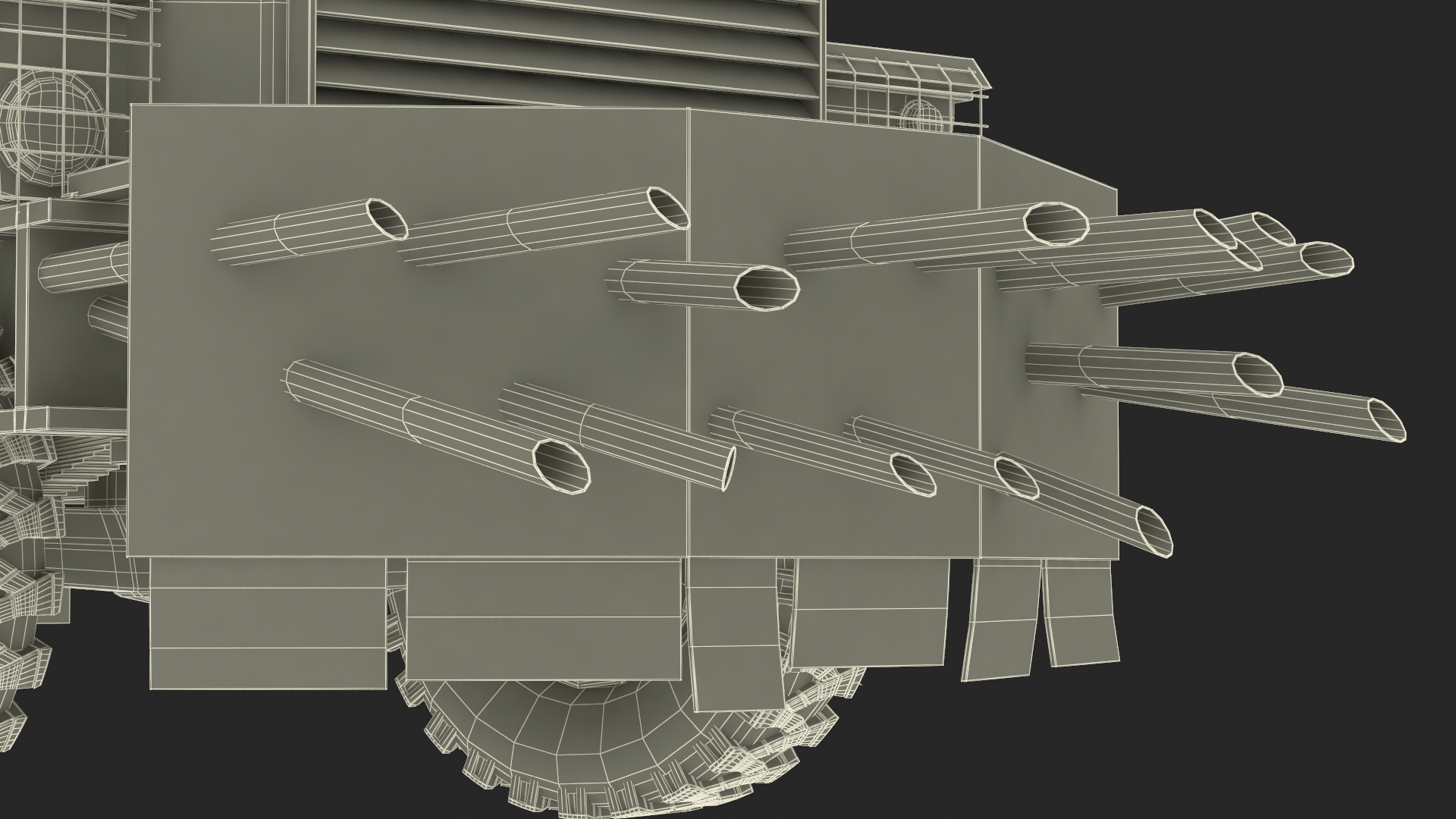 Apocalyptic Truck Rigged 3D model