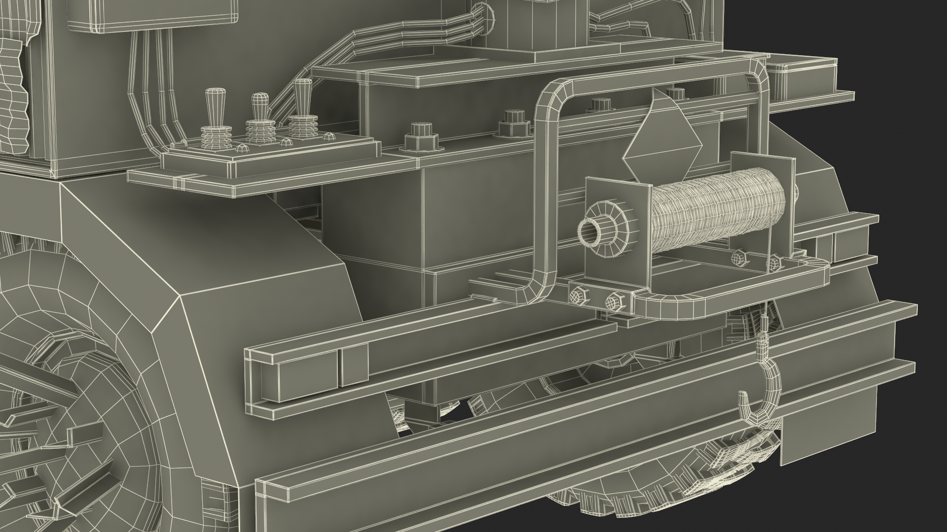 Apocalyptic Truck Rigged 3D model