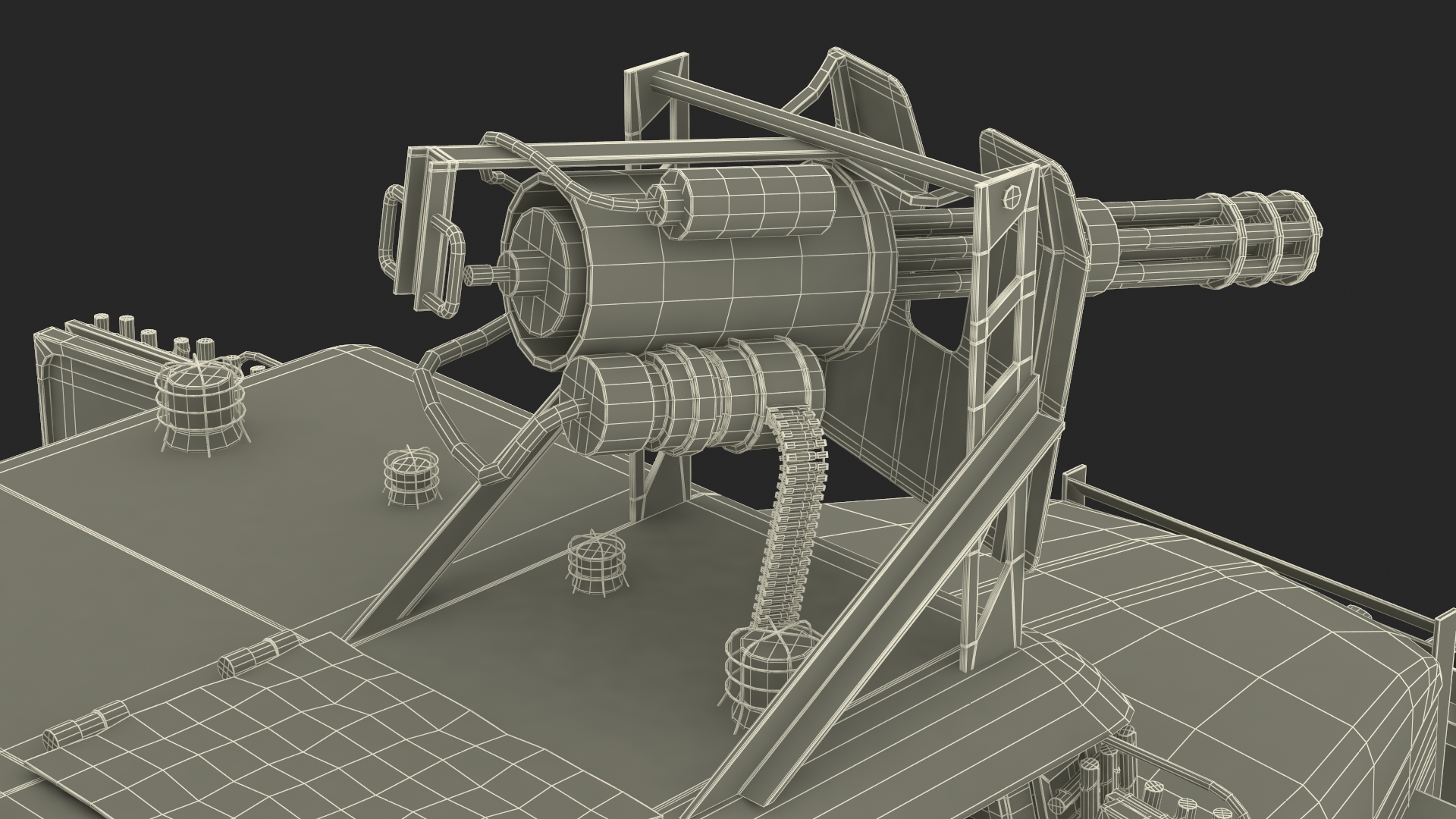 Apocalyptic Truck Rigged 3D model