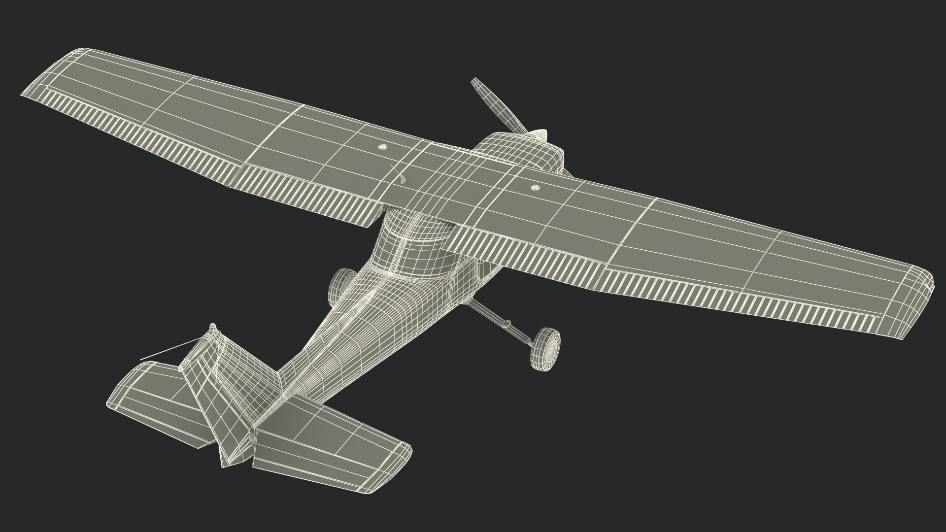 Civil Aircraft Generic Rigged 3D model