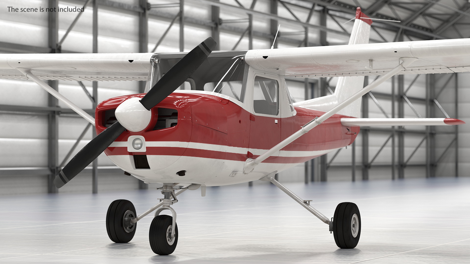 Civil Aircraft Generic Rigged 3D model