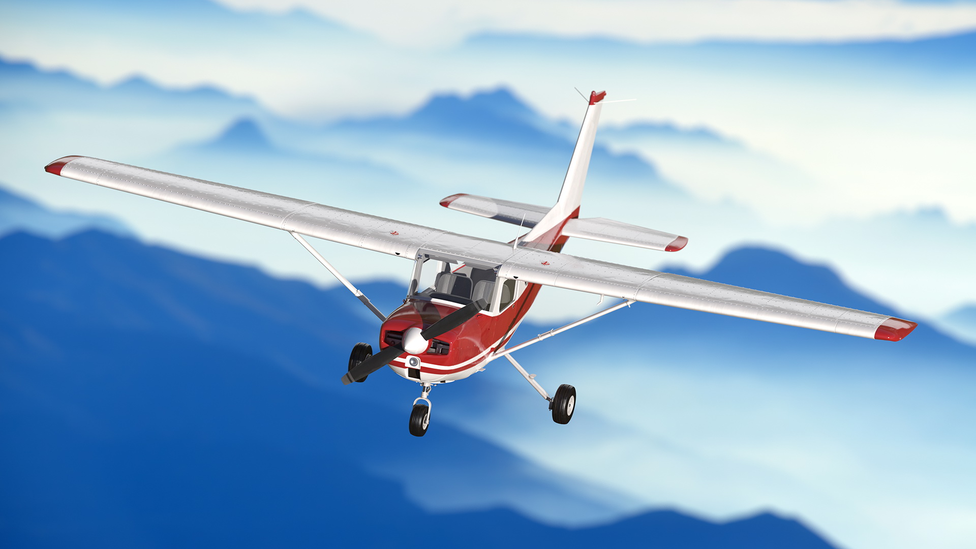 Civil Aircraft Generic Rigged 3D model