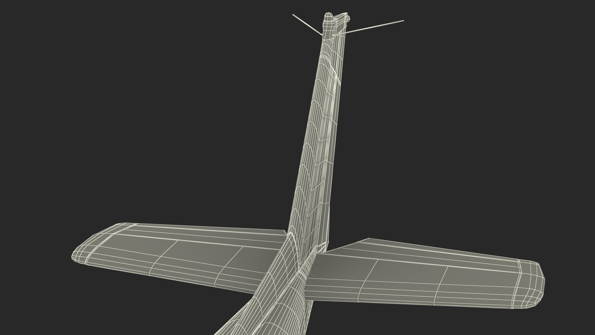 Civil Aircraft Generic Rigged 3D model