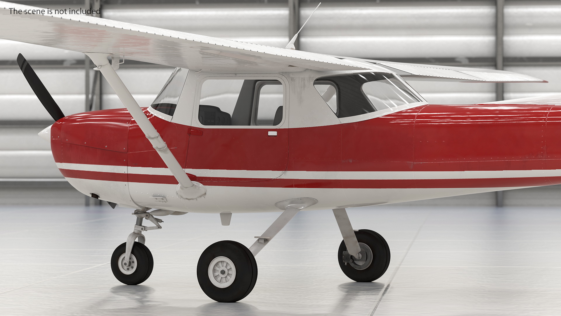Civil Aircraft Generic Rigged 3D model
