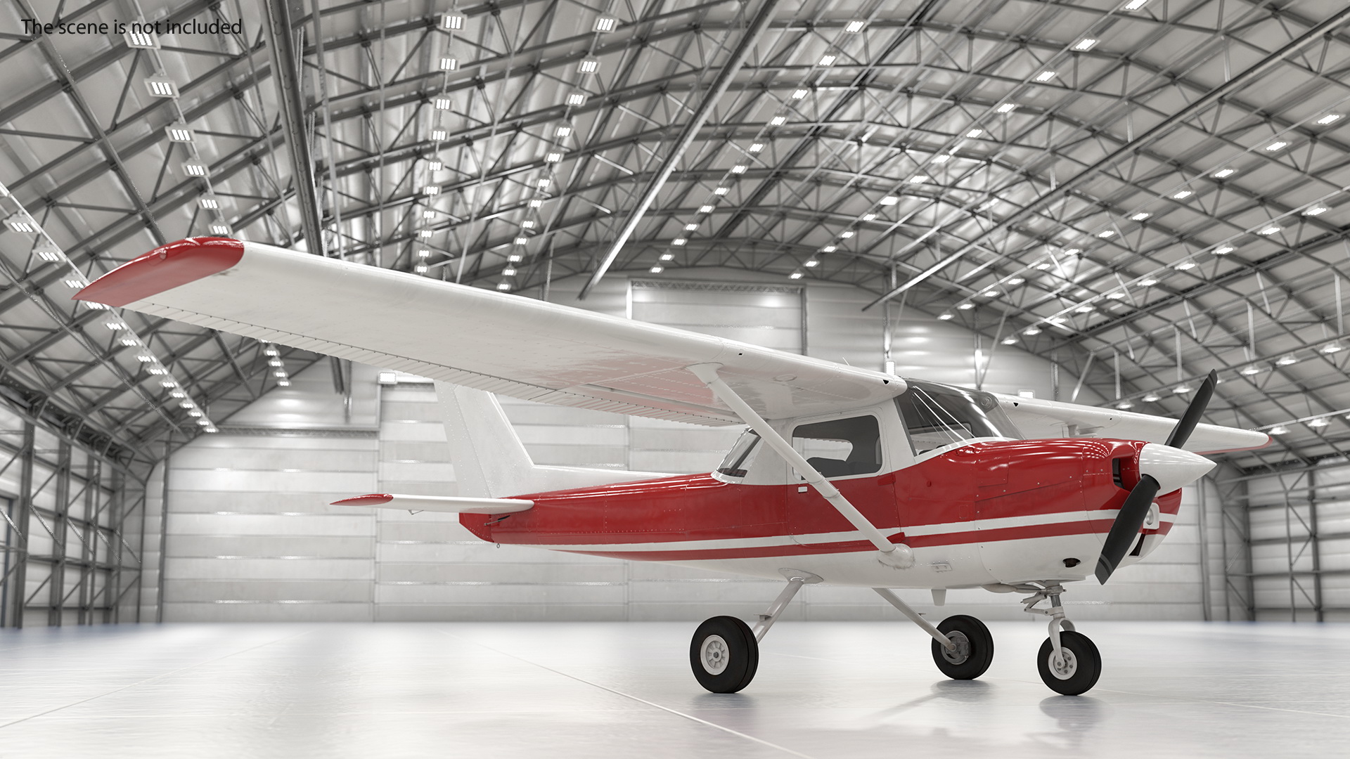 Civil Aircraft Generic Rigged 3D model