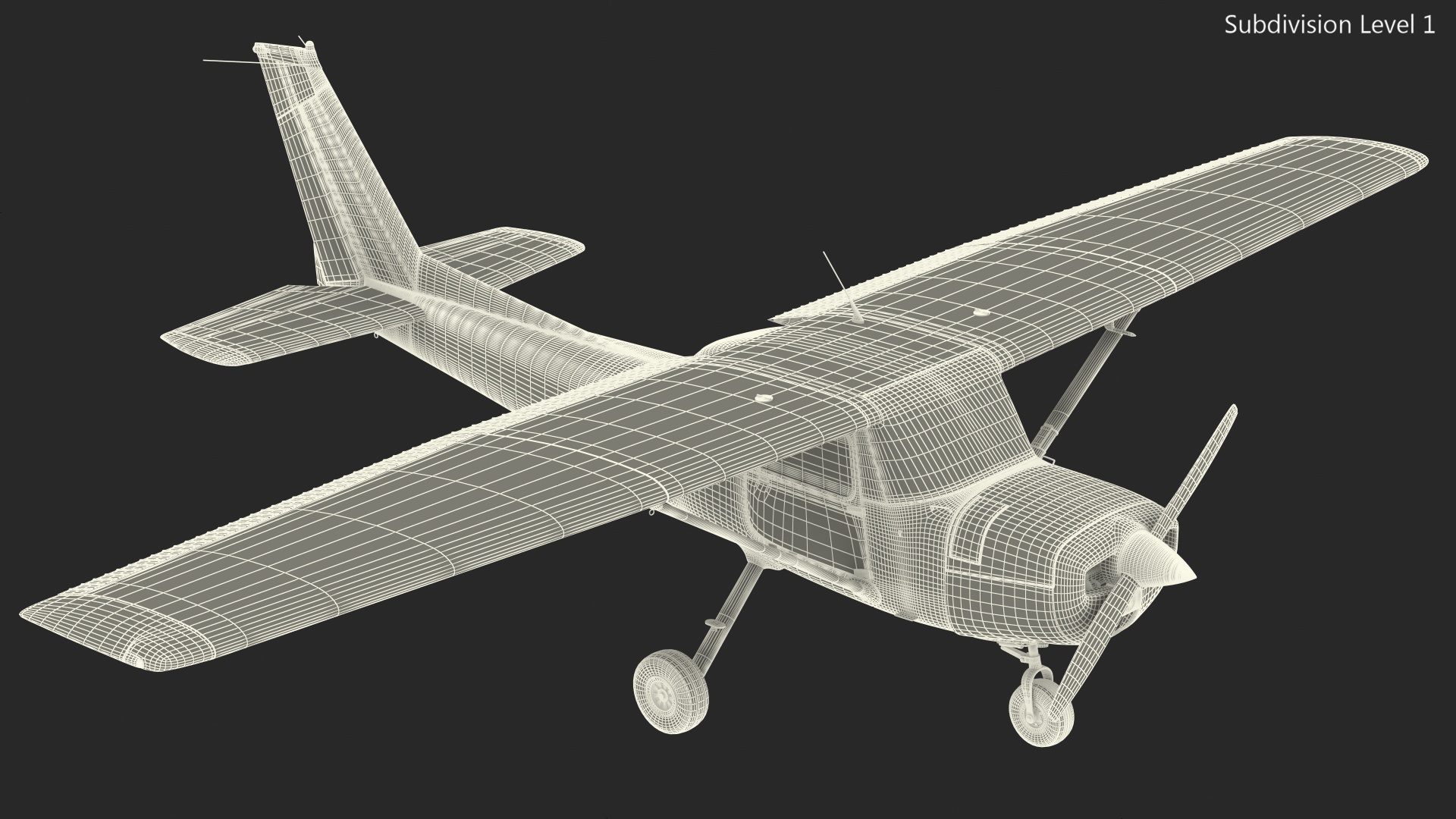 Civil Aircraft Generic Rigged 3D model