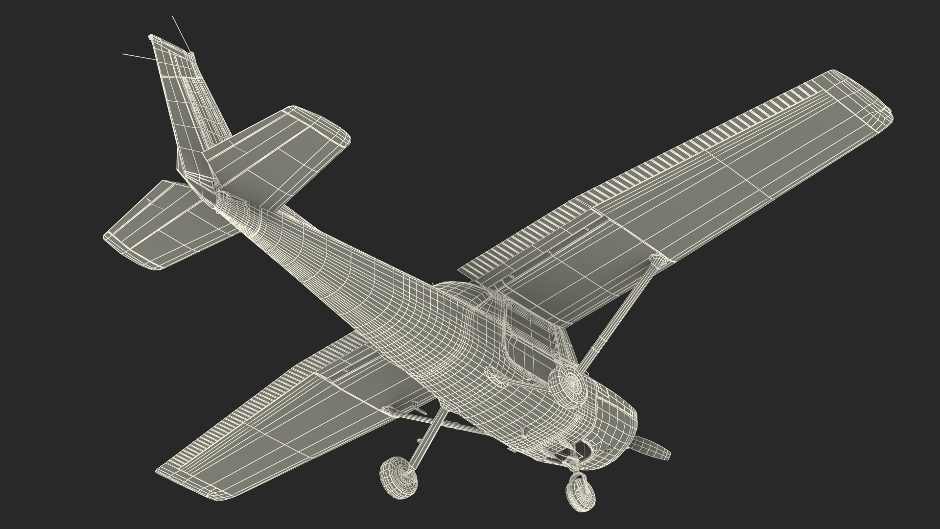 Civil Aircraft Generic Rigged 3D model