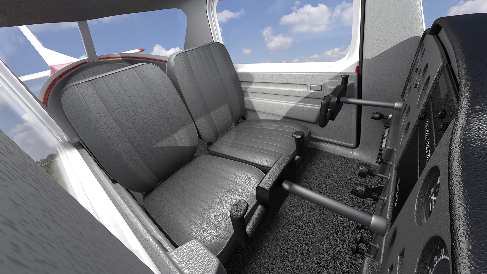 Civil Aircraft Generic Rigged 3D model