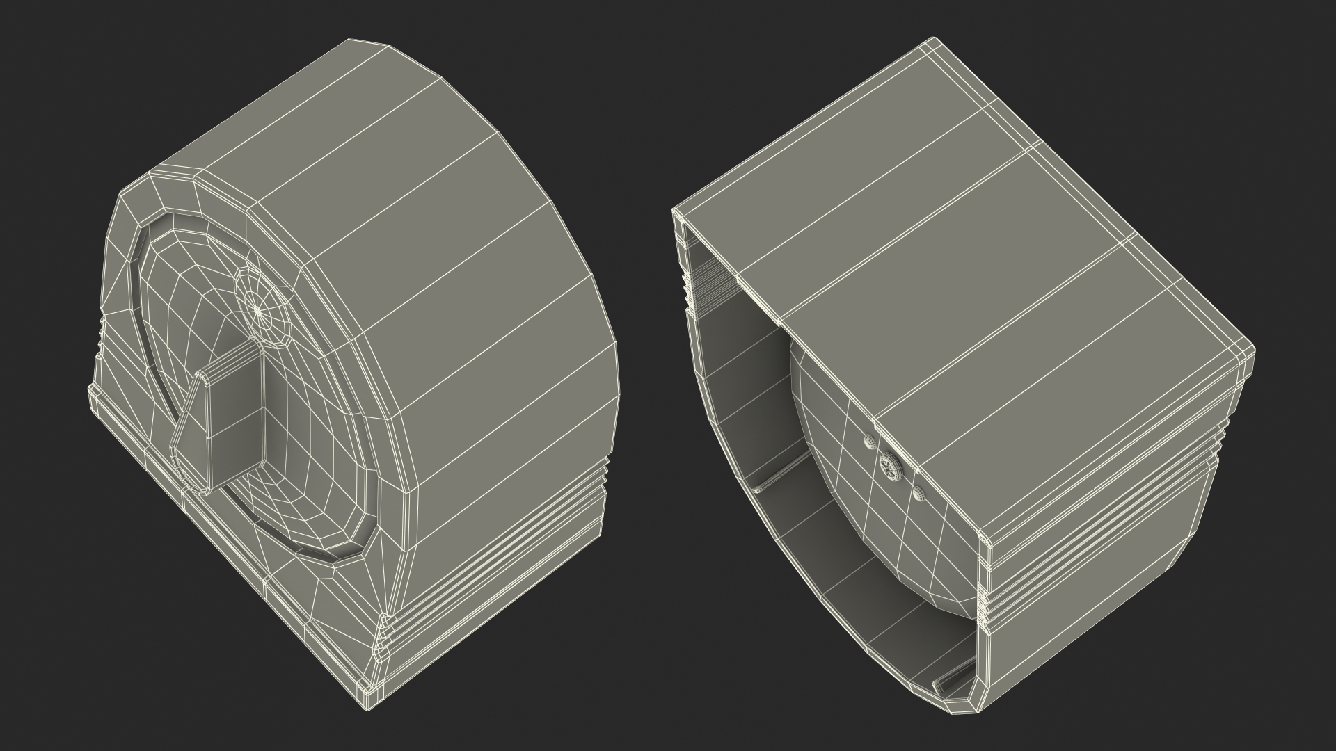 Classic Mechanical Kitchen Timer Rigged 3D model