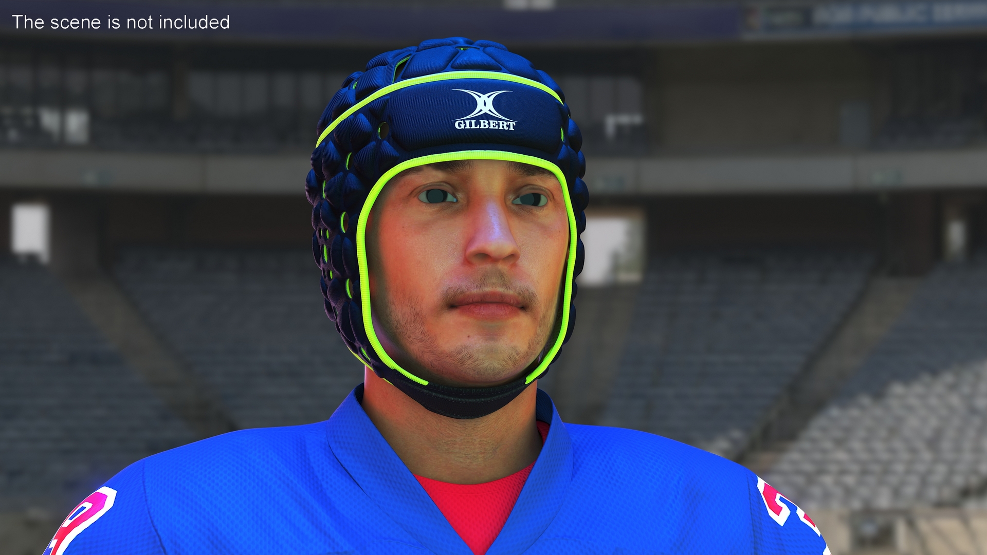 Rugby helmet headguard 3D