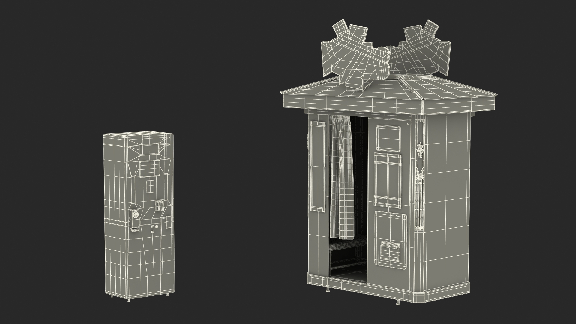 Photo Booth for Disney Park Amusement 3D