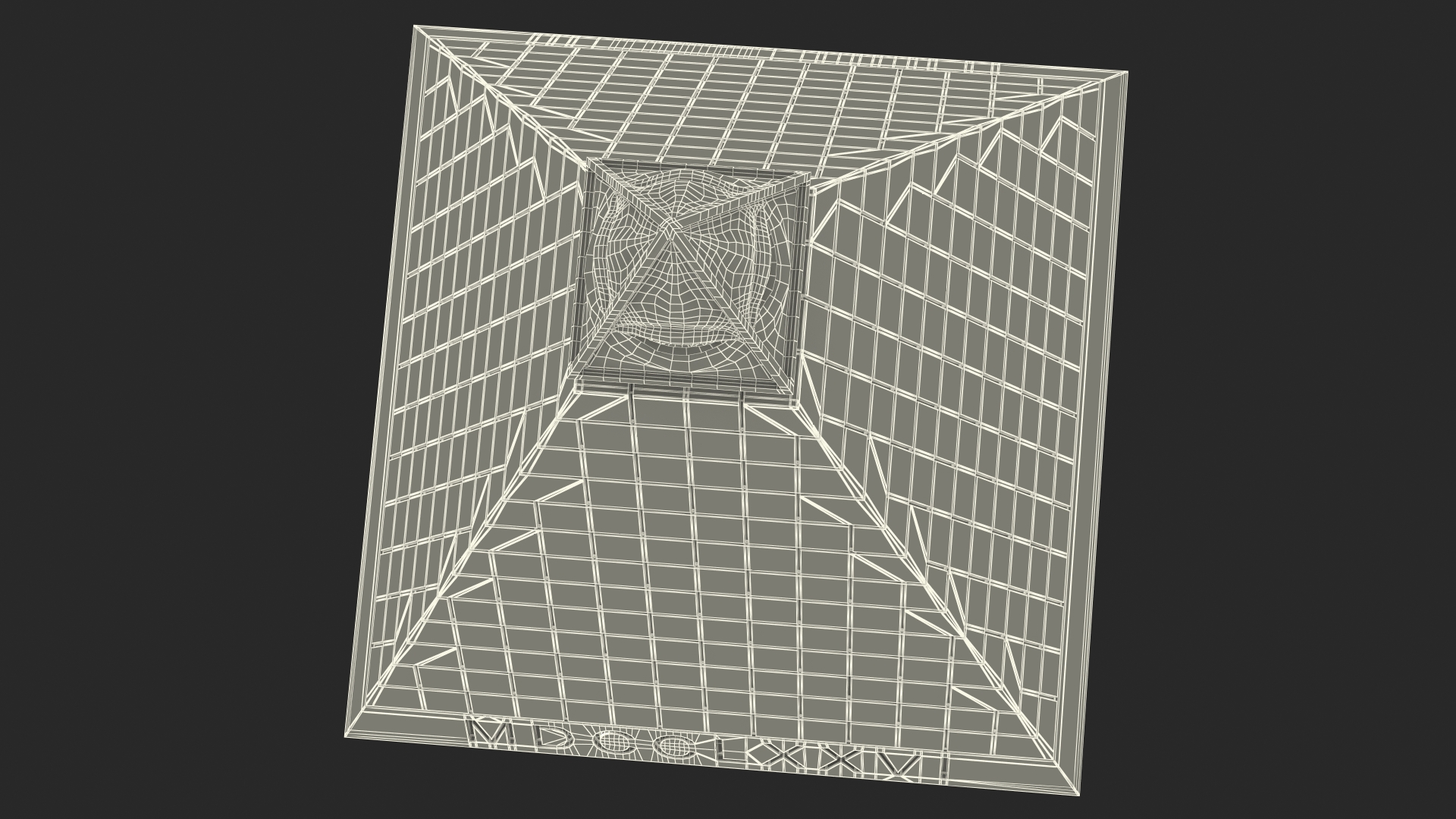 Illuminati Pyramid Stone 3D model