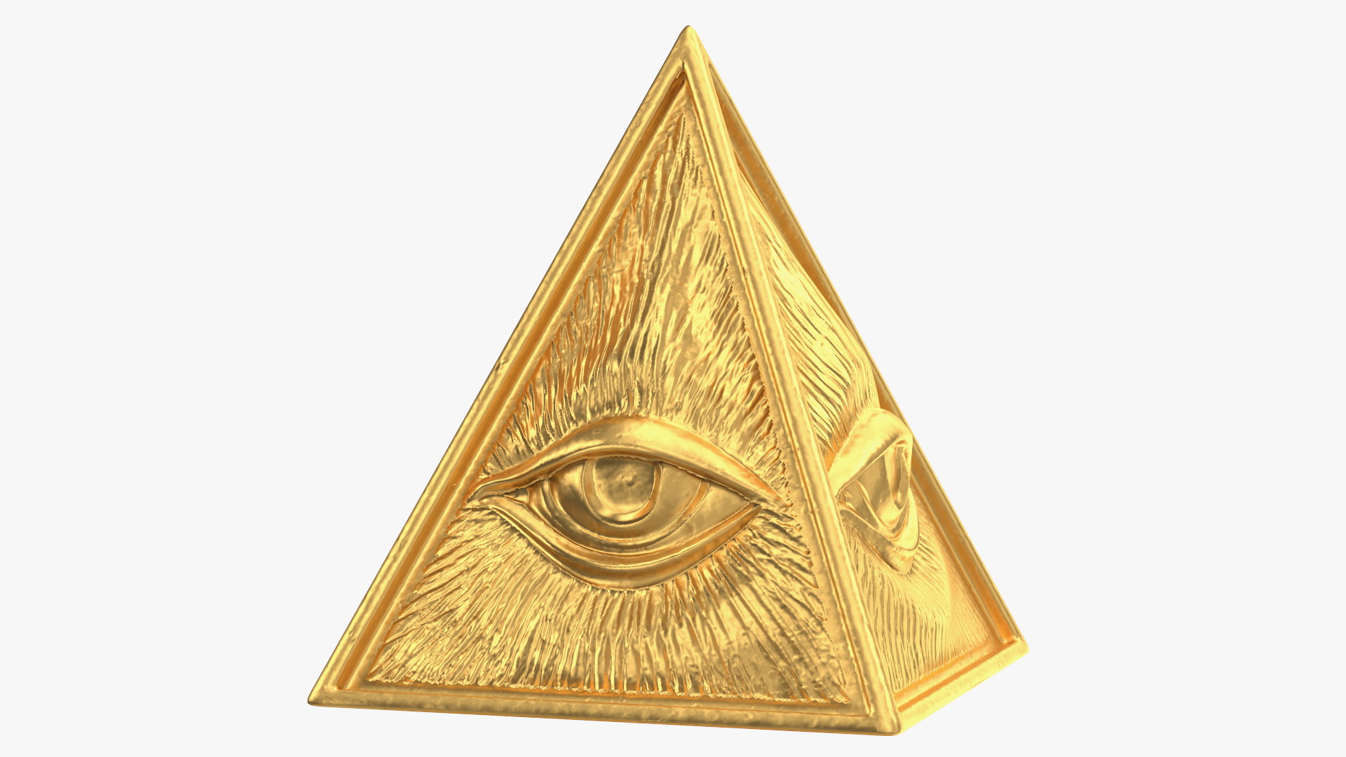 Illuminati Pyramid Stone 3D model