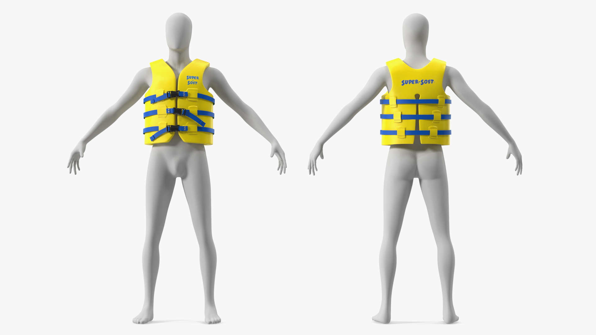 3D model Super Soft Adult Medium Life Jacket